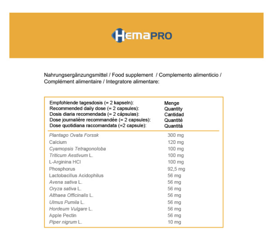 Hemapro Pills - Integratore Alimentare per la Prevenzione delle Emorroidi