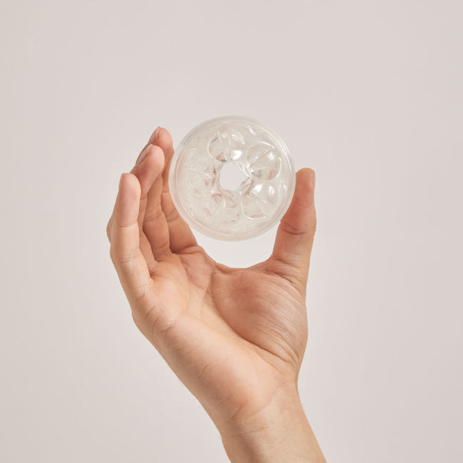 Crystal Duo – Masturbatore trasparente a doppia apertura