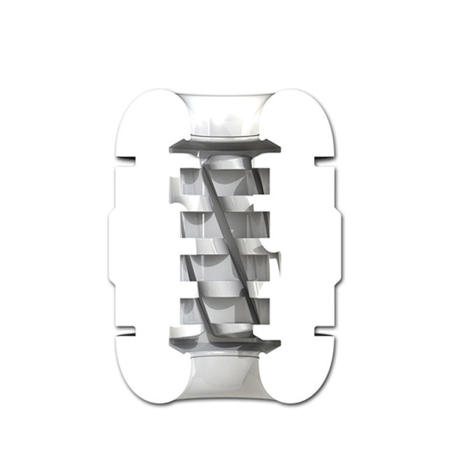 Crystal Duo – Masturbatore trasparente a doppia apertura