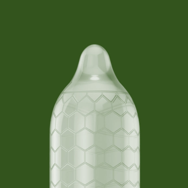 HexBio – Preservativi Organici con L-Arginina & Design Esagonale