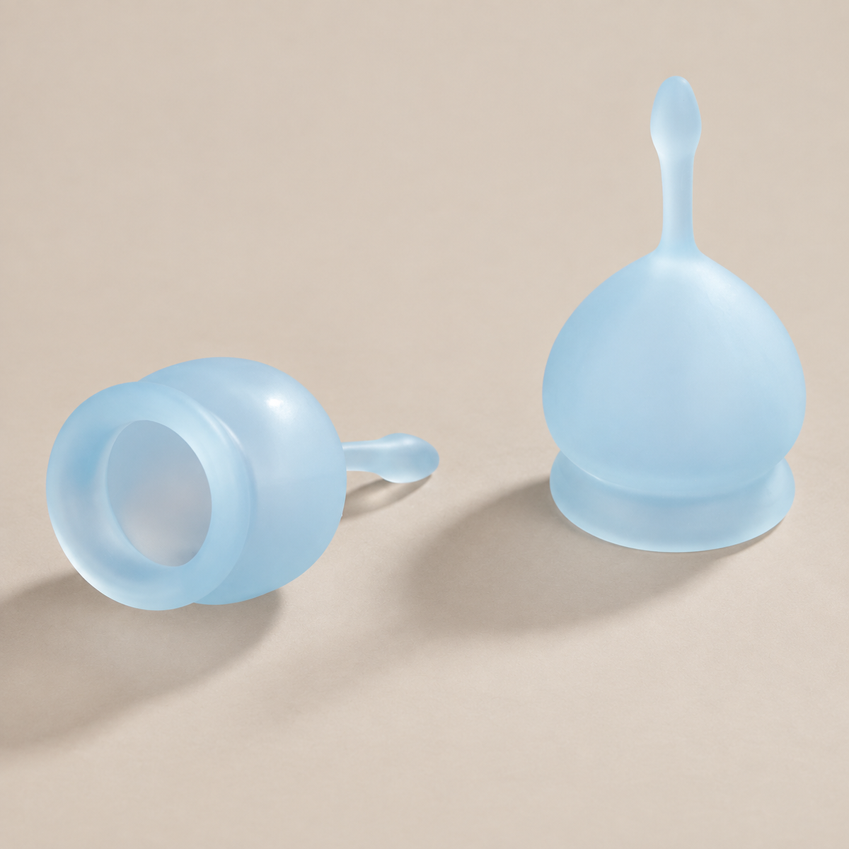 Luna Duo – Set 2 Coppette Mestruali in Silicone Medicale da 15 e 20 ml
