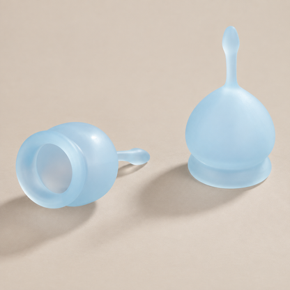 Luna Duo – Set 2 Coppette Mestruali in Silicone Medicale da 15 e 20 ml