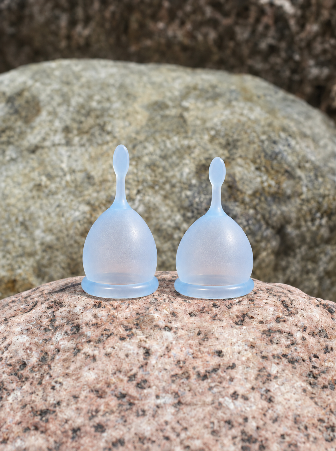 Luna Duo – Set 2 Coppette Mestruali in Silicone Medicale da 15 e 20 ml
