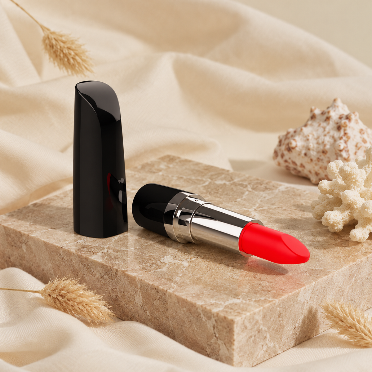 Lippsy – Mini Vibratore a Rossetto Compatto e Discreto