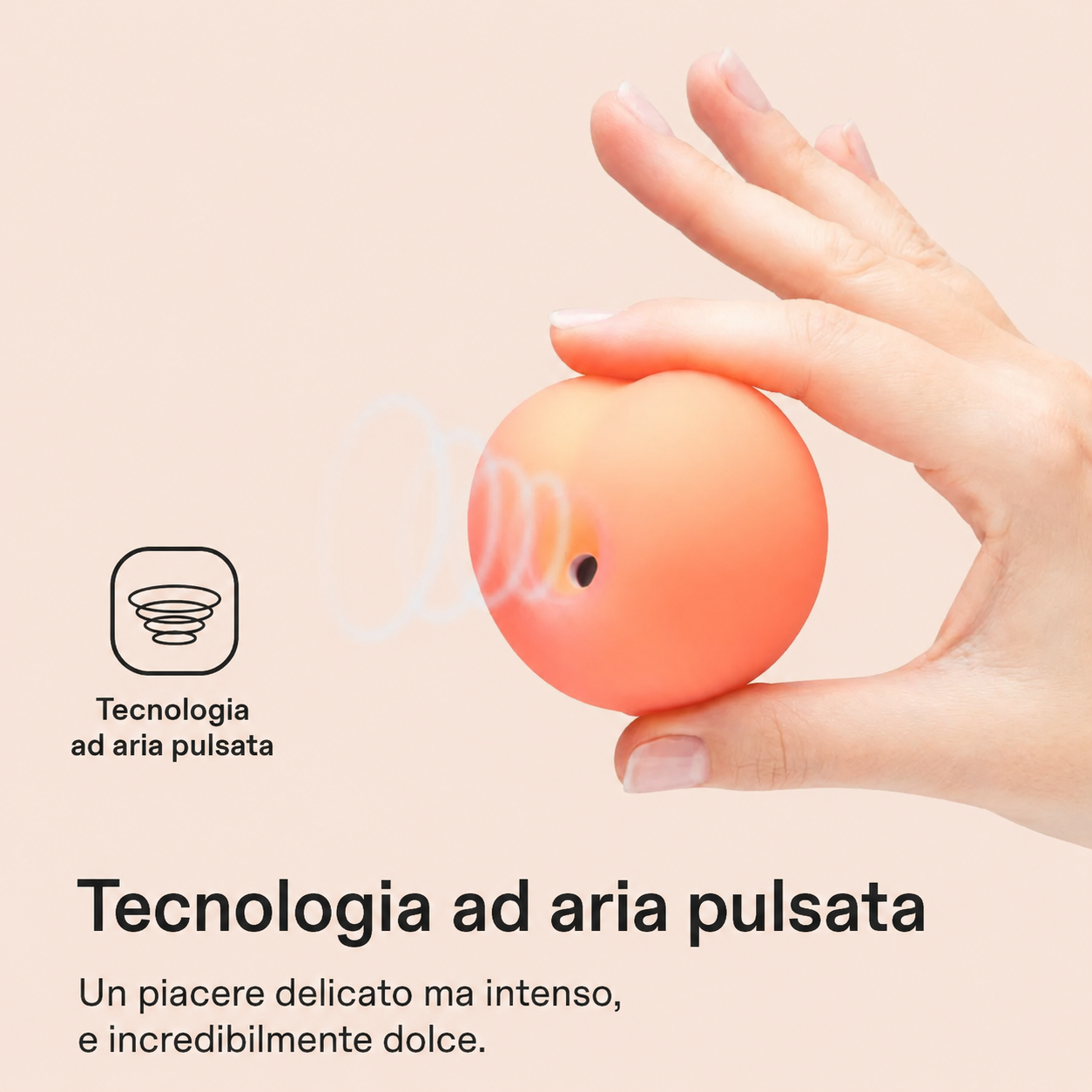 Peachy Air – Stimolatore Clitorideo ad Onde di Pressione