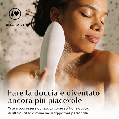 Wave Bliss – Soffione Doccia Stimolante 2 in 1