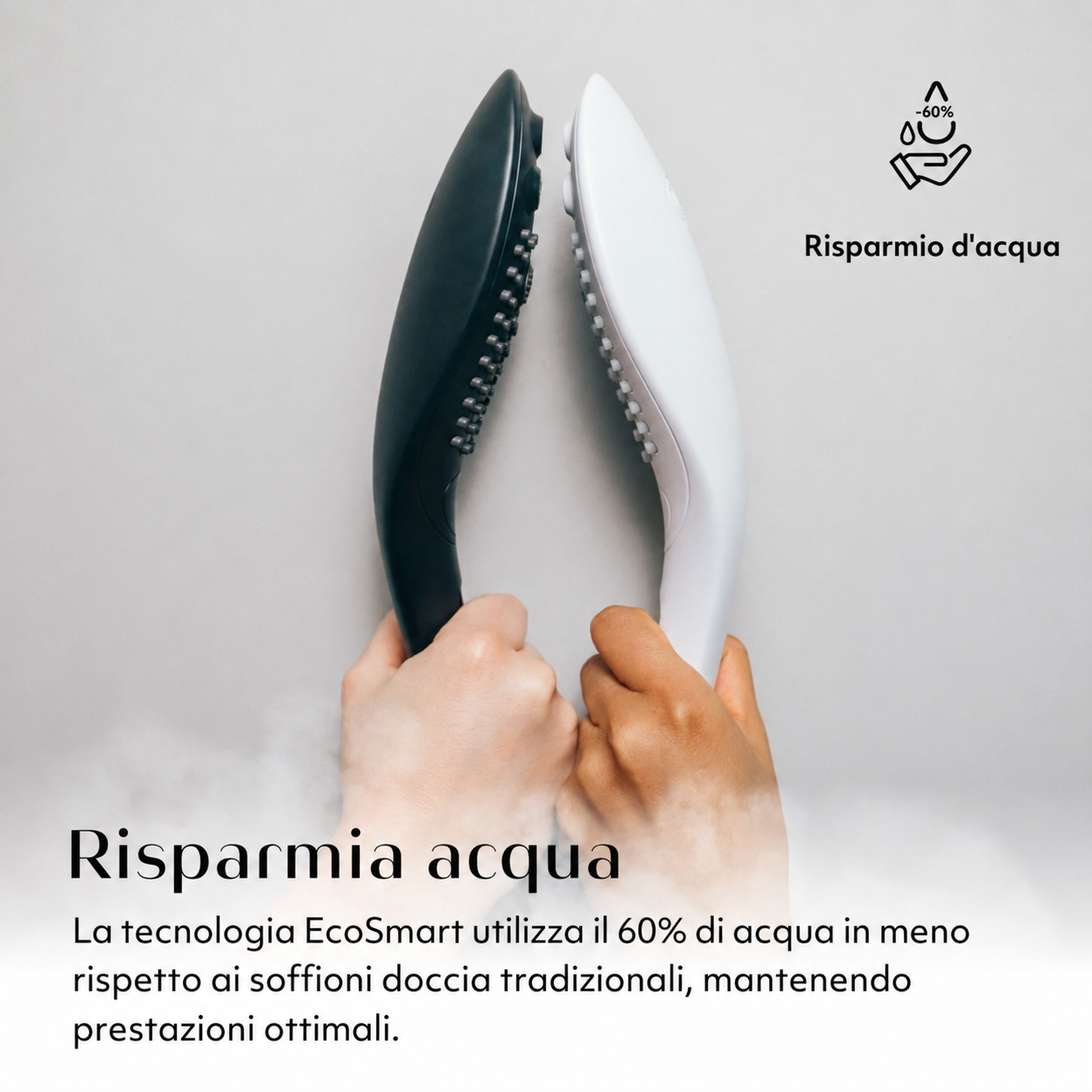 Wave Bliss – Soffione Doccia Stimolante 2 in 1