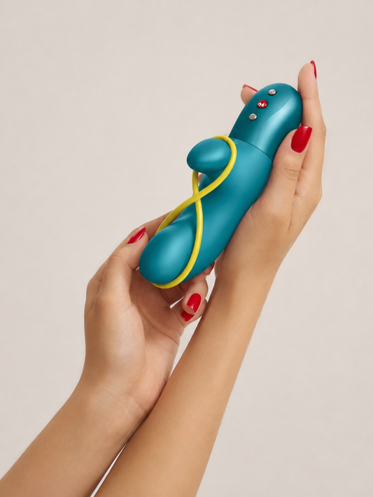 Amorino – Vibratore Rabbit con Fascia in Silicone Rimovibile