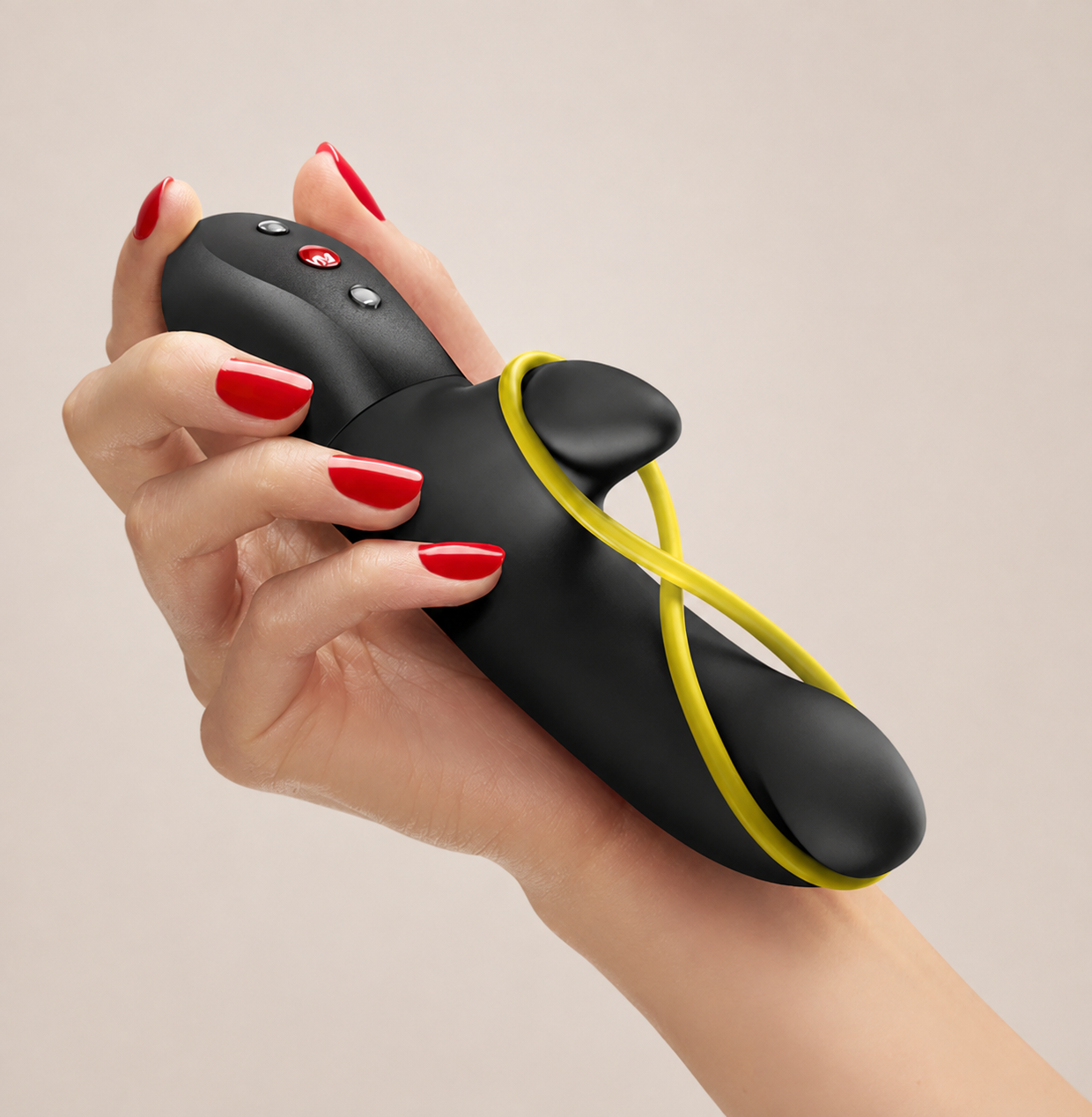 Amorino – Vibratore Rabbit con Fascia in Silicone Rimovibile