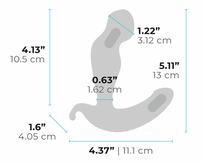 Vibratore prostatico - 360 PLUG