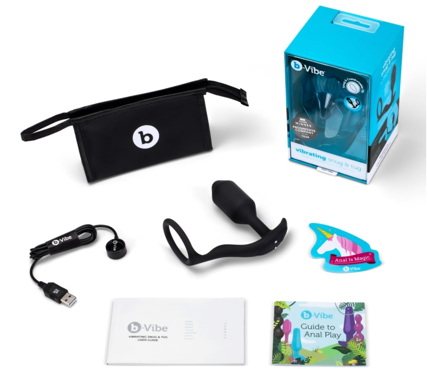 Plug vibrante per prostata - VIBRATING SNUG & TUG