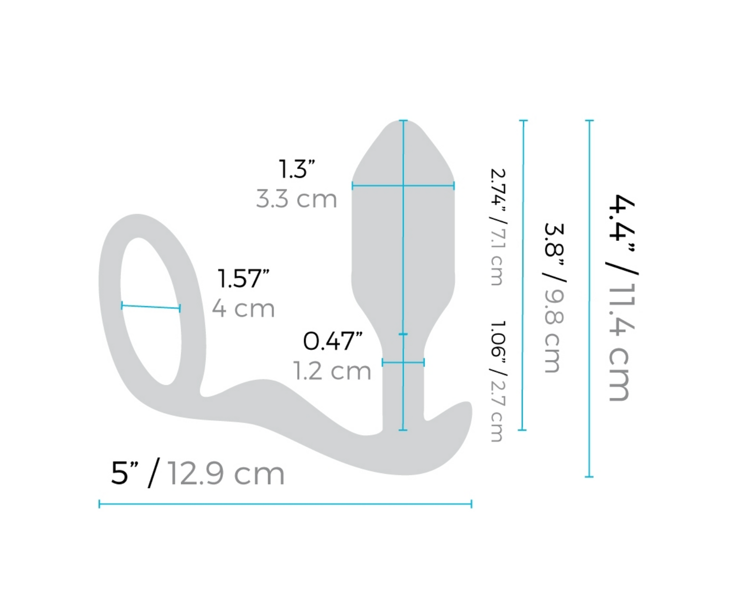 Plug vibrante per prostata - VIBRATING SNUG & TUG