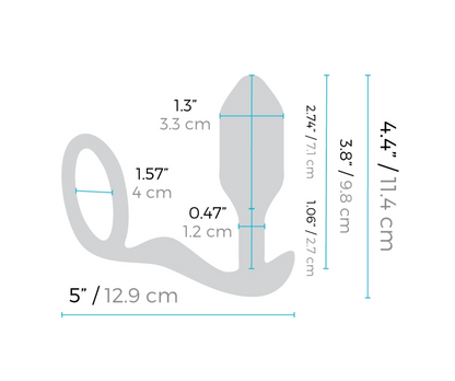 Plug vibrante per prostata - VIBRATING SNUG & TUG