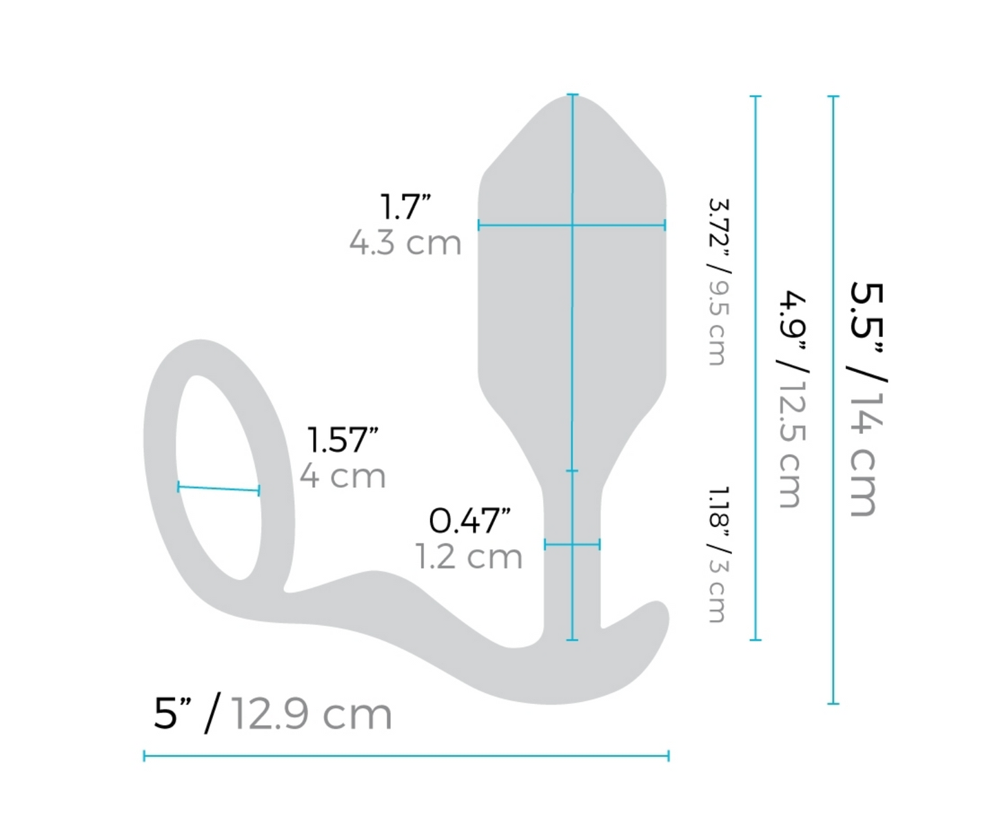 Plug vibrante per prostata - VIBRATING SNUG & TUG
