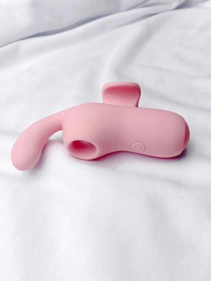 Bunny Touch – Stimolatore da Dito con Aspirazione e Vibrazione