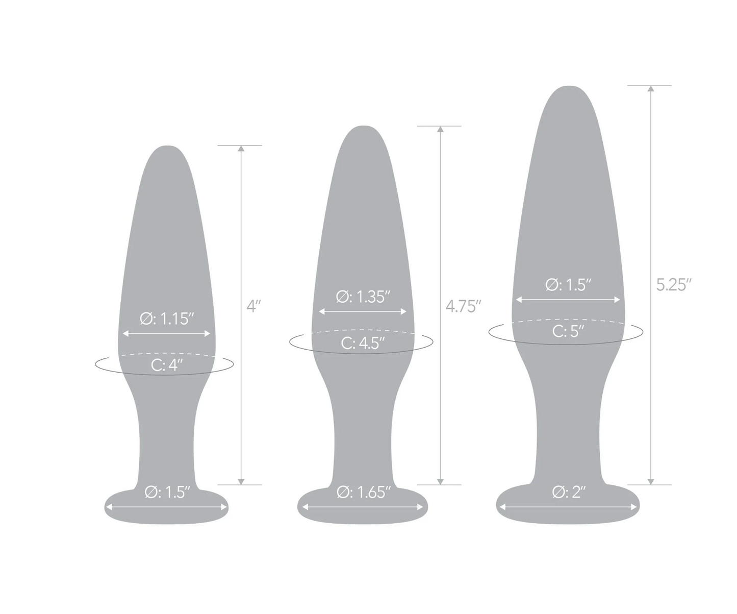 Set plug in vetro - Anal Training Set