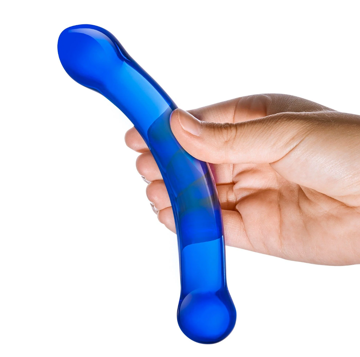 Dildo in Vetro - 6" Curved