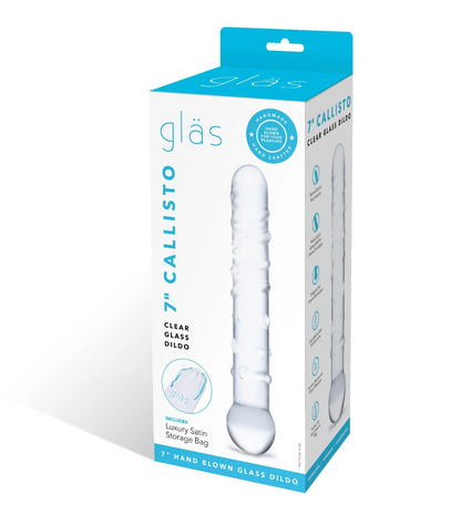 Dildo in Vetro - Callisto Clear