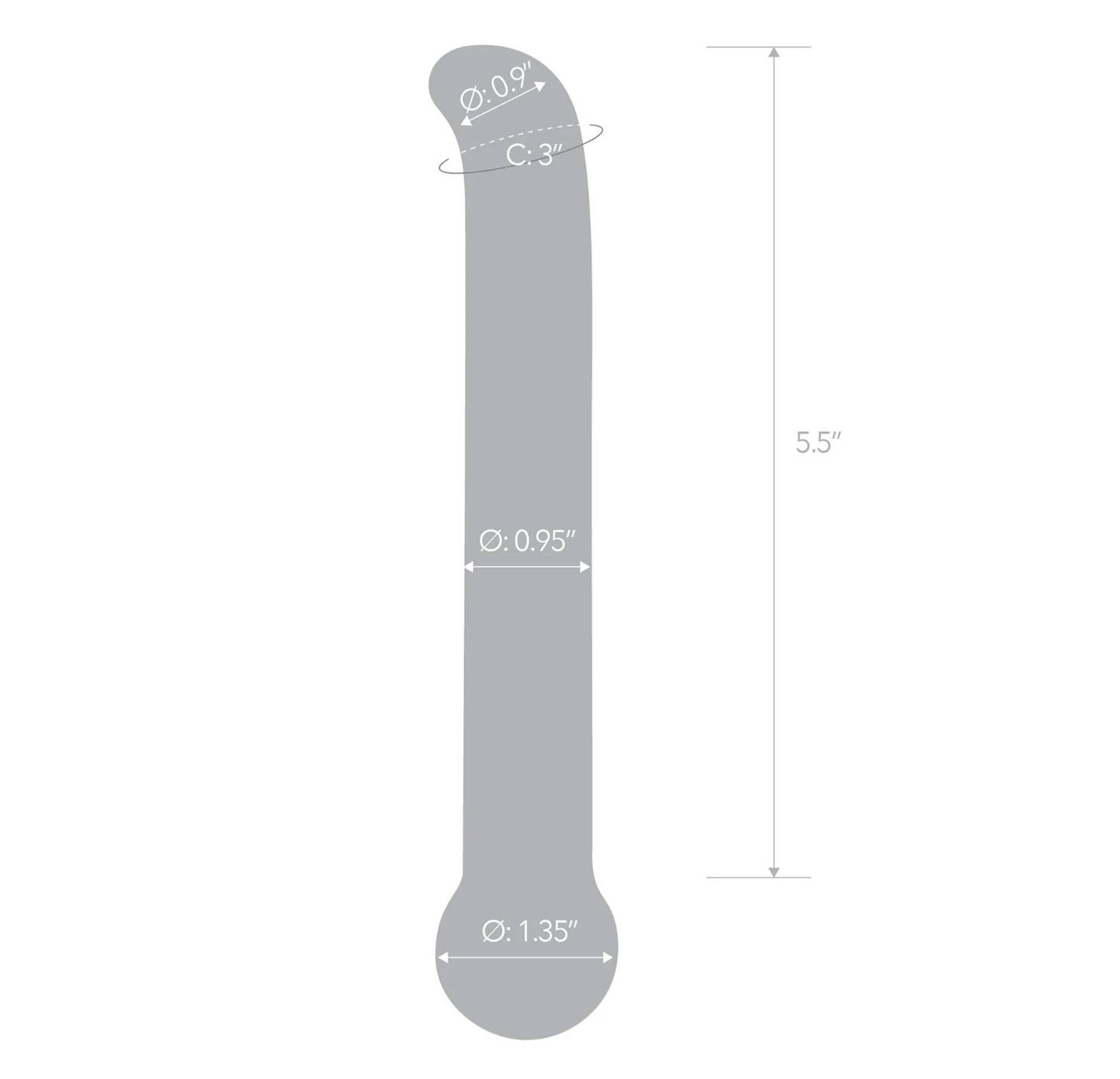 Dildo in Vetro - Purple