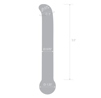 Dildo in Vetro - Purple