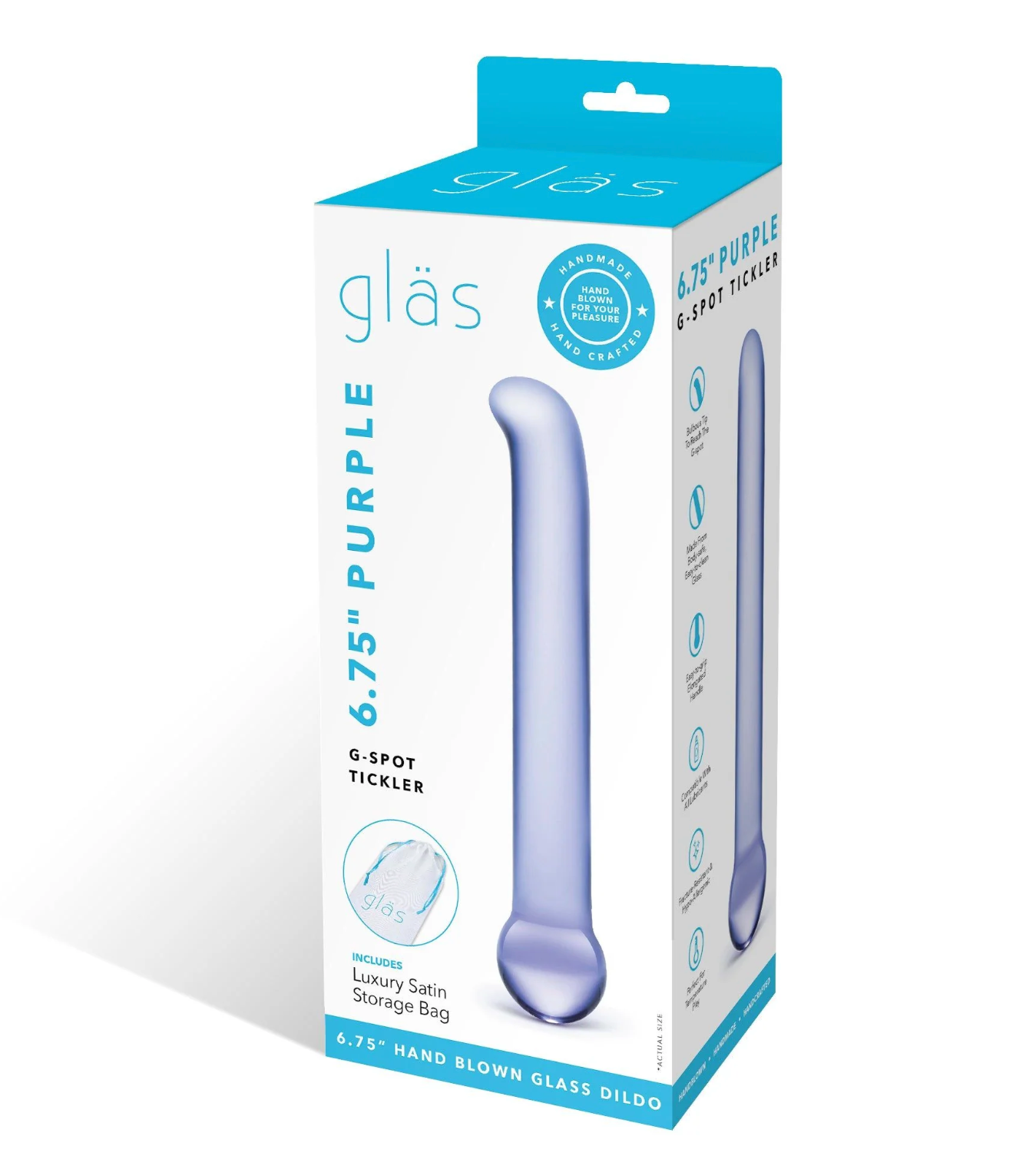 Dildo in Vetro - Purple