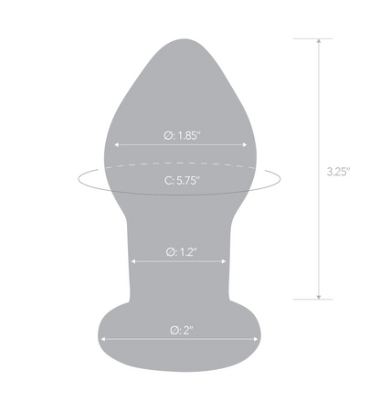 Plug in Vetro Vibrante - Remote Vibrating Butt Plug