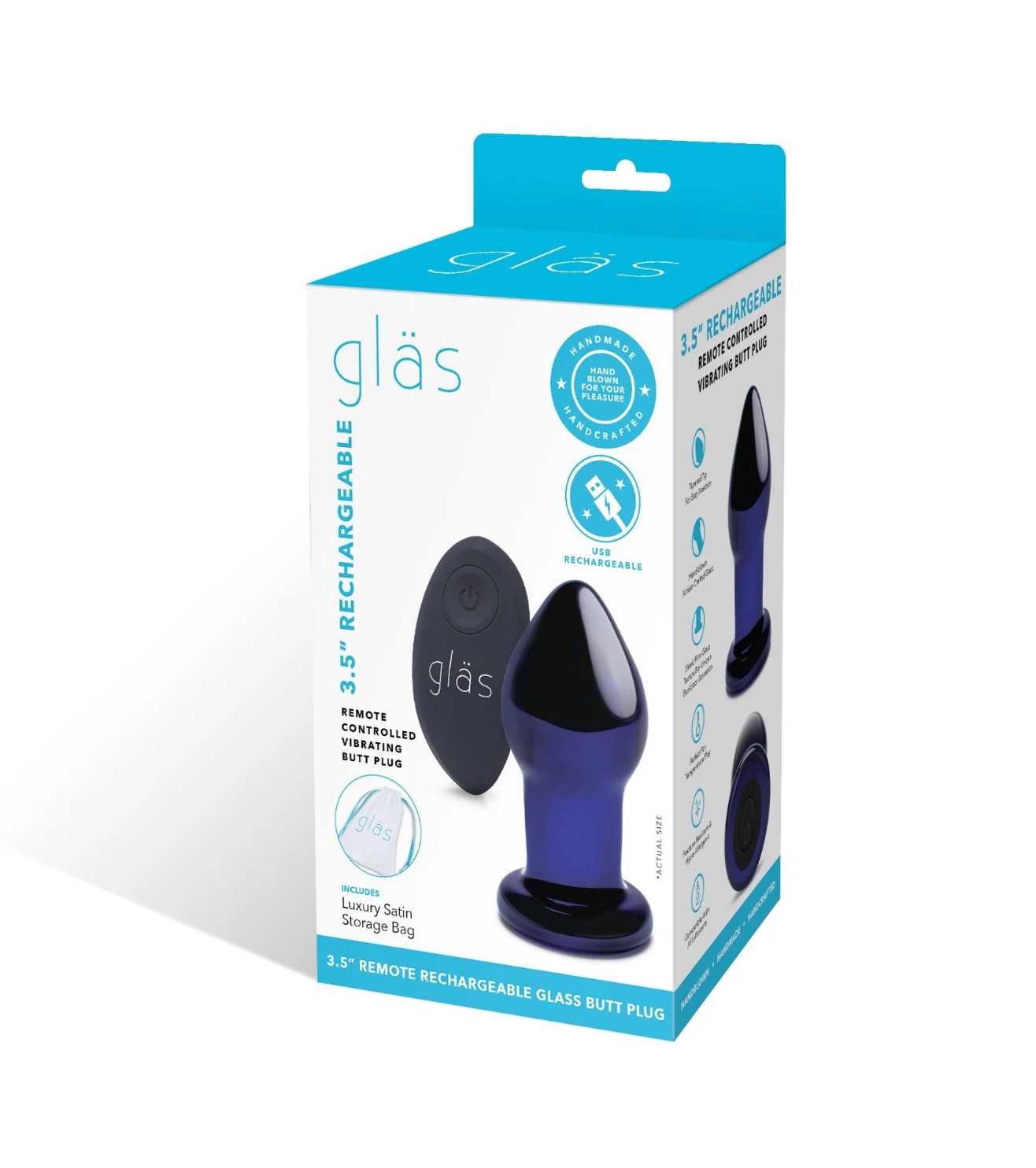 Plug in Vetro Vibrante - Remote Vibrating Butt Plug