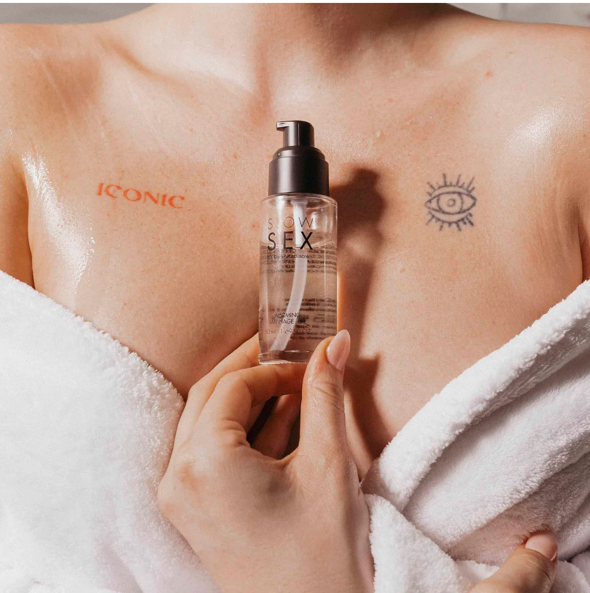 Olio da massaggio riscaldante