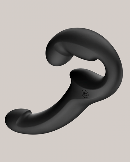 DuoMotion – Doppio Dildo Ergonomico Senza Imbracatura