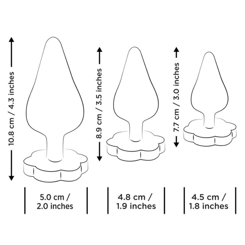 Bloom Train Kit – Set Progressivo di Plug Anali in Silicone