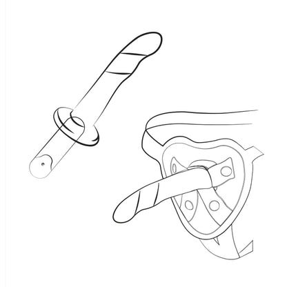 Dixi – Dildo Curvo con Ventosa in Silicone